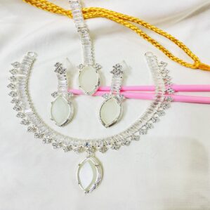 Premium Quality Bridal Necklace Set with Earrings