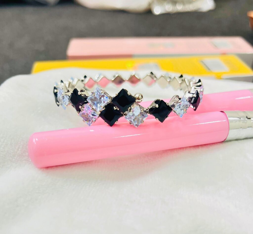 Crystal Stones Bangle Bracelet