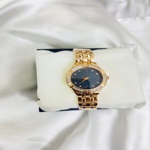 Beautiful Golden Bangle Watch For Women