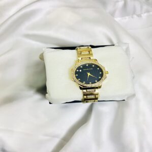 Beautiful Golden Ladies Watch with Golden Dial